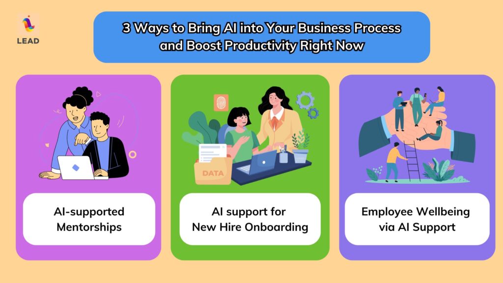 3 Ways to Bring AI into Your Business Process and Boost Productivity Right Now