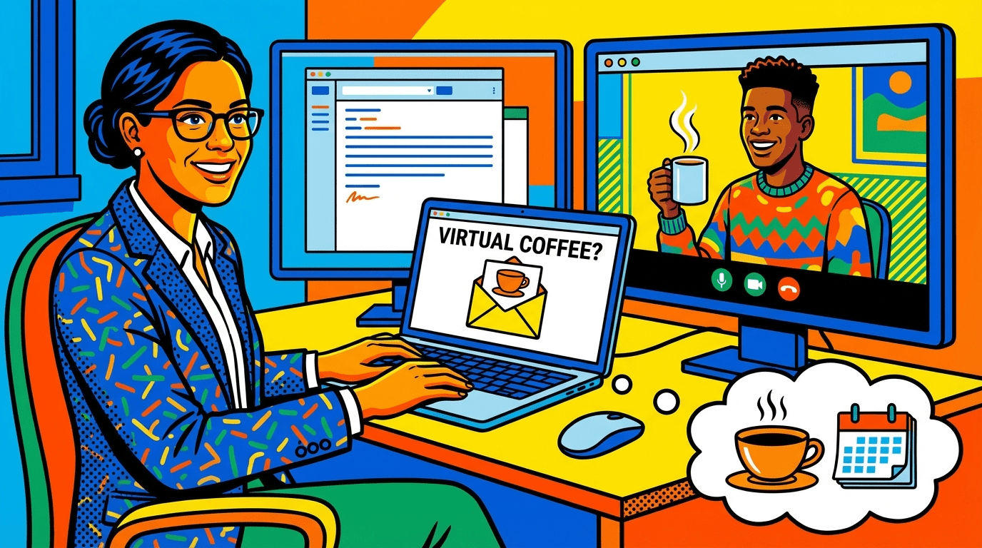 Learn how to ask for a virtual coffee chat that builds connections. Get tips on crafting effective invitations and making memorable impressions.