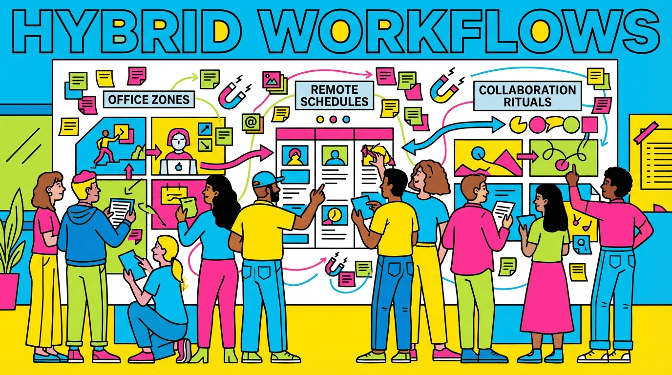 Learn how to set up a hybrid work model for collaboration while avoiding the disadvantages of network organizational structure effectively.
