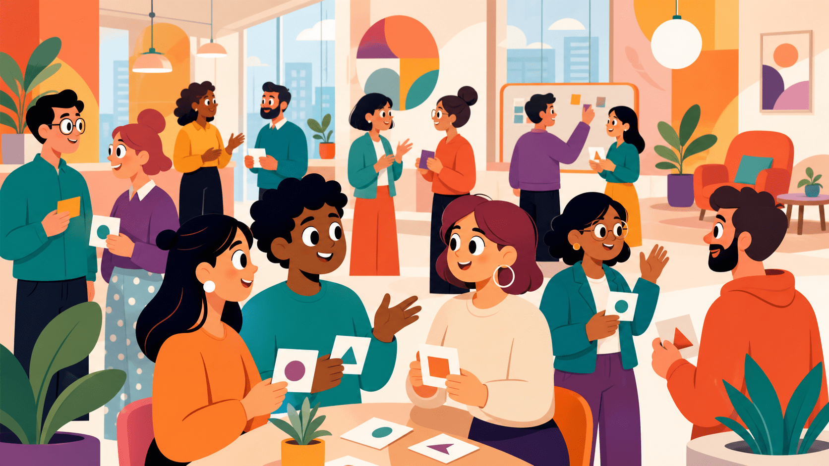 LEAD-style colleagues building workplace social capital through trusted cross-team connections