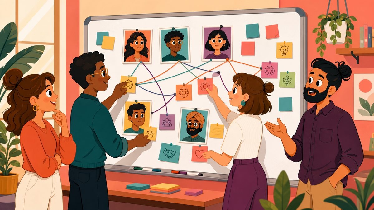 LEAD.bot connection program measurement with cross-team knowledge paths