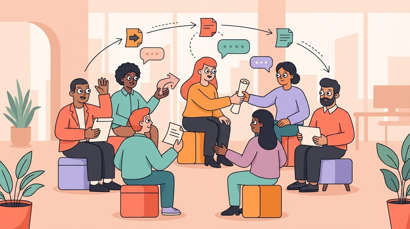 LEAD.bot peer mentoring program for cross-team knowledge sharing
