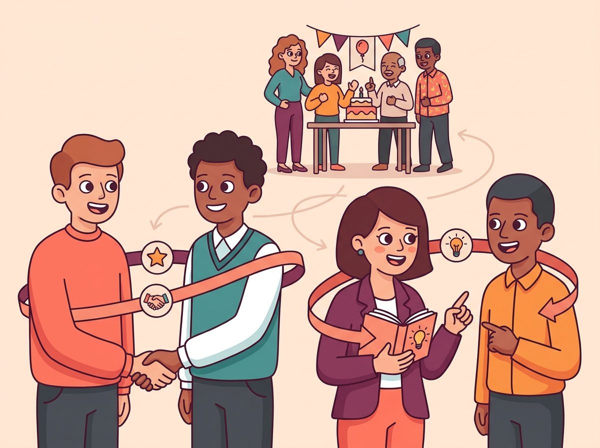 LEAD.bot smart matching and team connection illustration