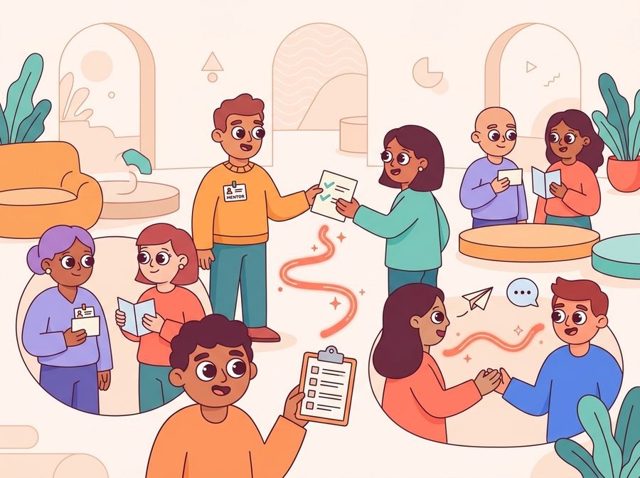 ERG members matched into small trust-building conversations